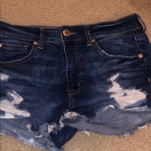 American eagle jean shorts